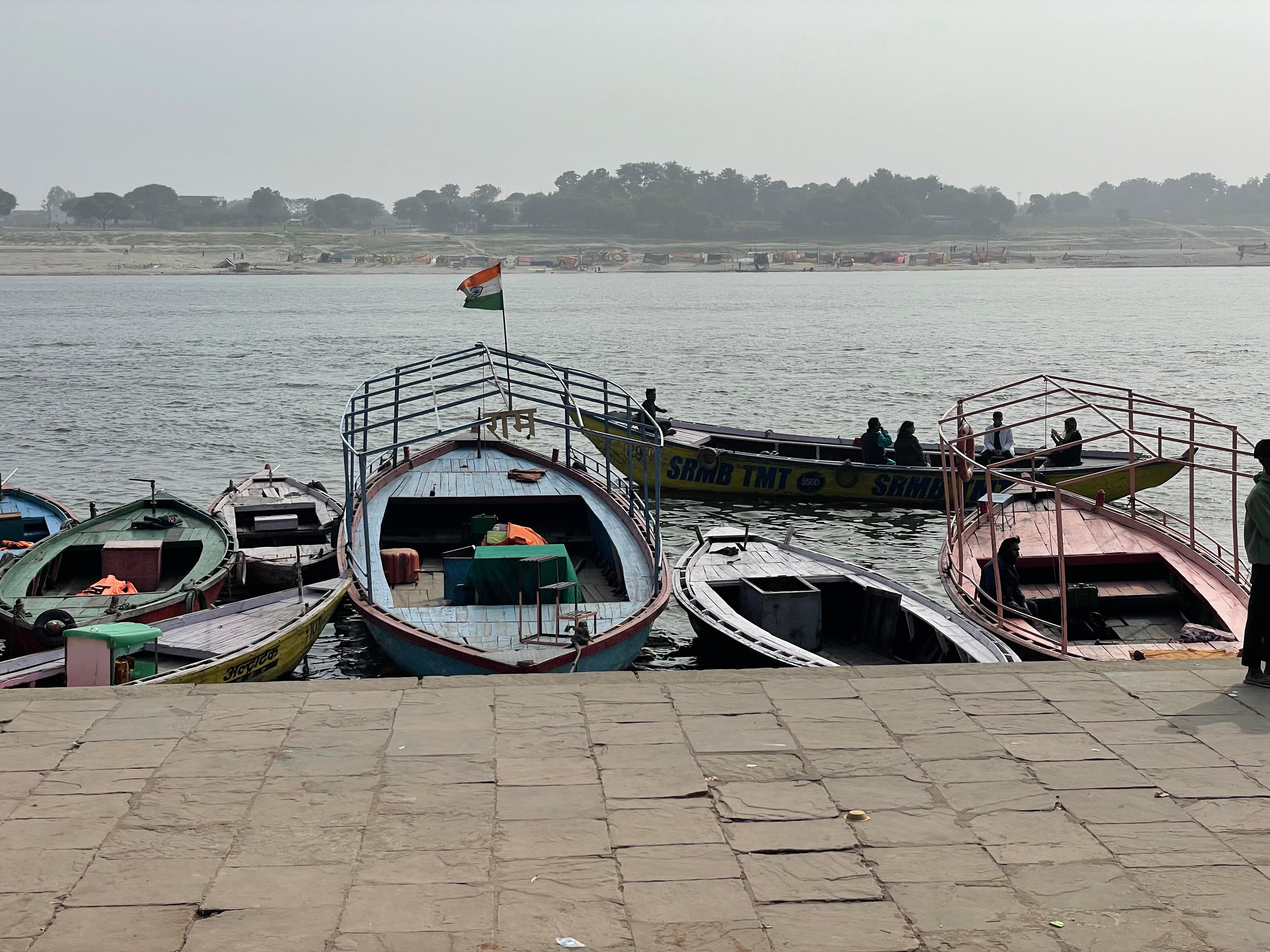 Boats on Ganges